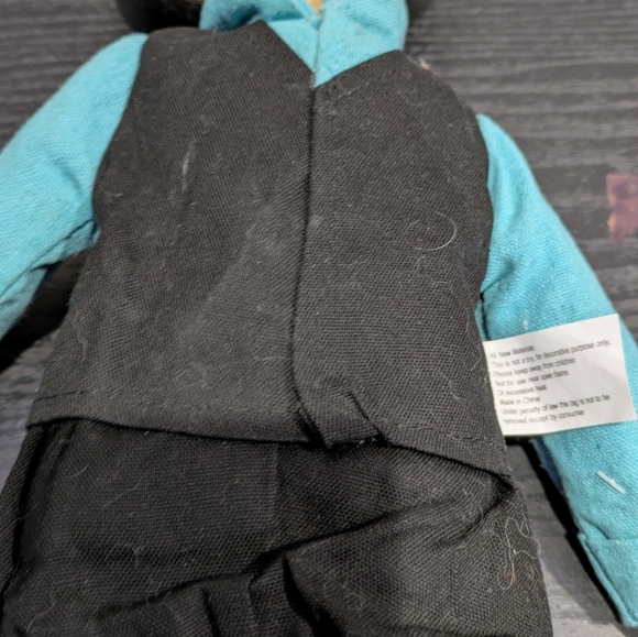 Debi Lilly Skeleton Plush Toy with Black and Blue Outfit 20 Inches Tall - Picture 6 of 9